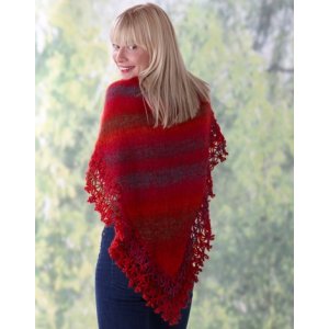 Strickanleitung - Schal mit Häkelborte Strickanleitung - Schal mit Häkelborte