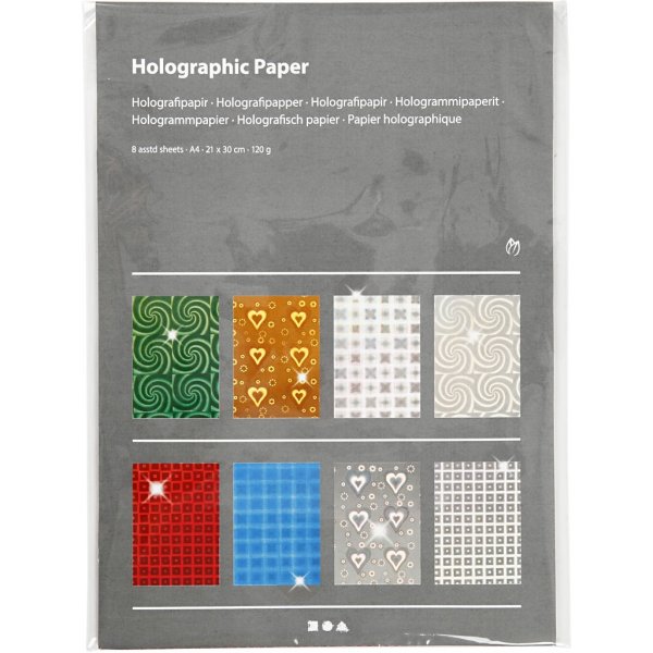 Holographiepapier - A4 - 8 x 10 Stk Holographiepapier - A4 - 8 x 10 Stk