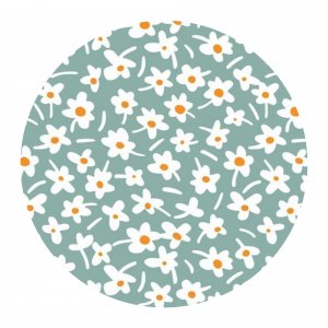 Fertige Wachstuchplatte Happy Days Mintwood rund 160 cm Fertige Wachstuchplatte Happy Days Mintwood rund 160 cm