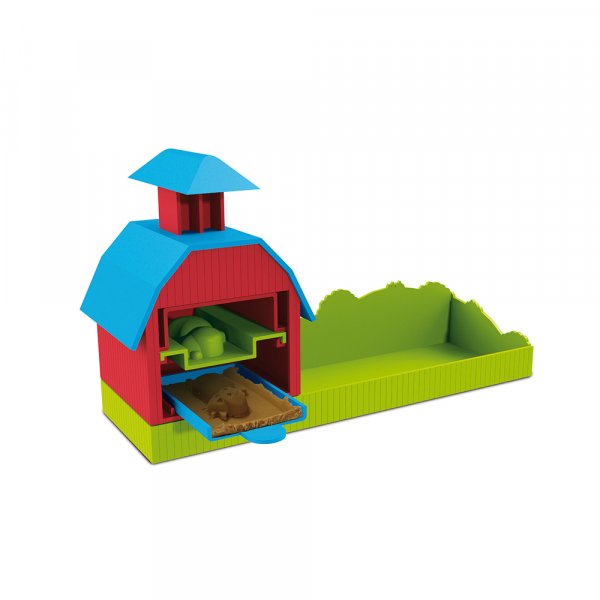 Bauernhof mit Tonformen und Tiergeruschen