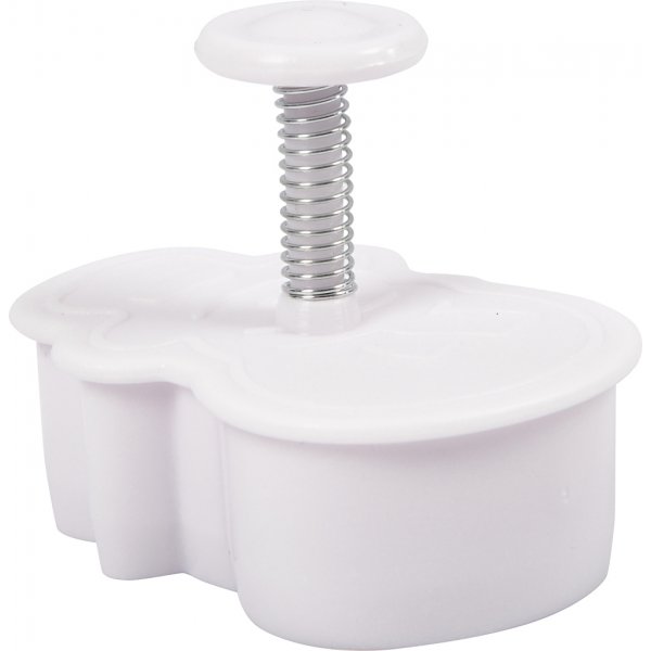 Geprägter Ausstecher - weiß - Weihnachtsbaum - Schneemann - Lebkuchenmann - Kugel Geprägter Ausstecher - weiß - Weihnachtsbaum - Schneemann - Lebkuchenmann - Kugel