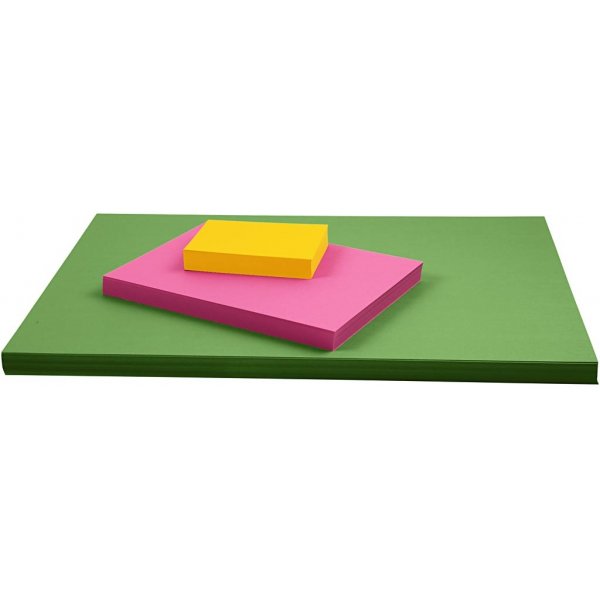 Farbiger Karton - grasgrün - A2 - 180 g - 100 Blatt Farbiger Karton - grasgrün - A2 - 180 g - 100 Blatt