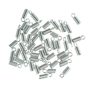 Verschlussvorrichtungen f�r Lederriemen � 2 mm - silberfarben