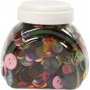 Knopfmix - 2 Lcher - gemischte Farben - 800 Stk