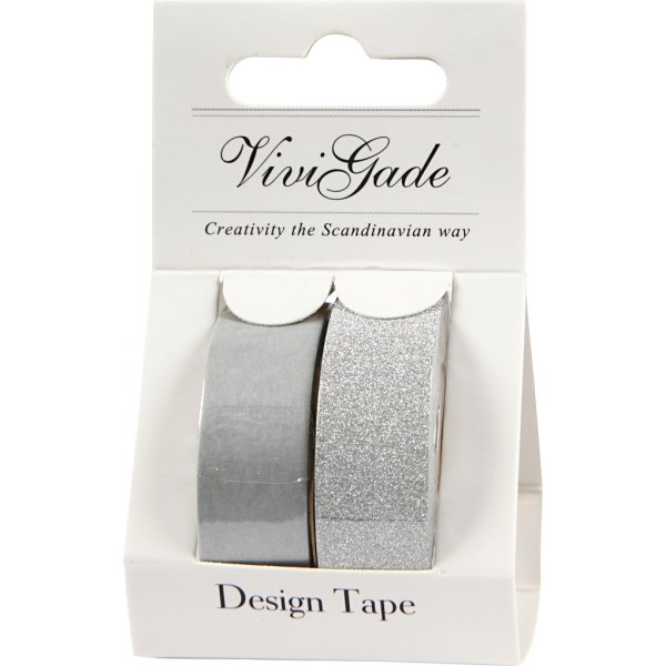 Vivi Gade Washi Tape - Silber Vivi Gade Washi Tape - Silber