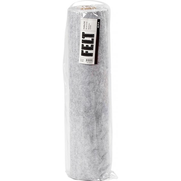 Hobbyfilz - grau - meliert - 5 m Hobbyfilz - grau - meliert - 5 m