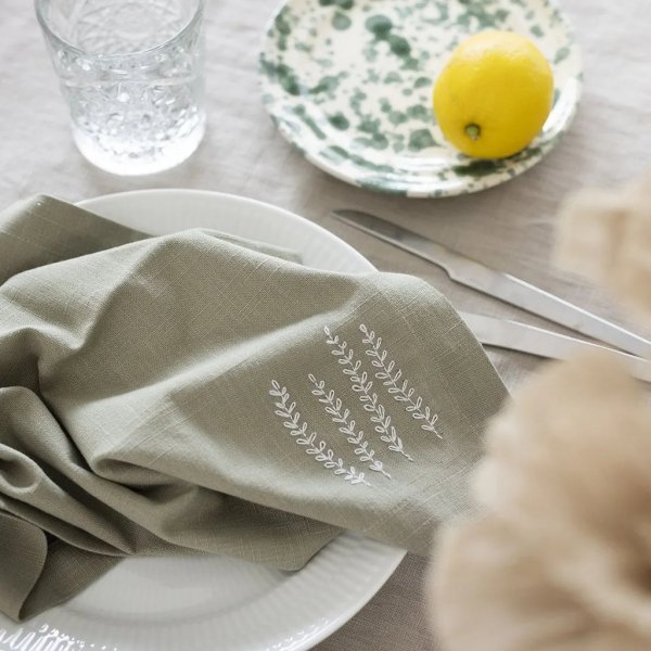 Mini DIY Kit Stickerei, Serviette Mini DIY Kit Stickerei, Serviette