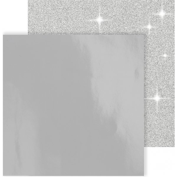 Vivi Gade Designpapier - Silber - 2 Blatt Vivi Gade Designpapier - Silber - 2 Blatt