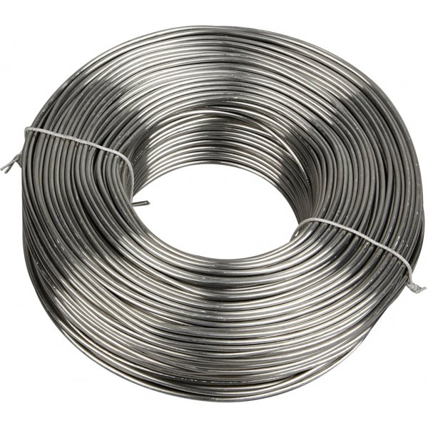 Aluminiumdraht - Ø2 mm - Silber - 100 m Aluminiumdraht - Ø2 mm - Silber - 100 m