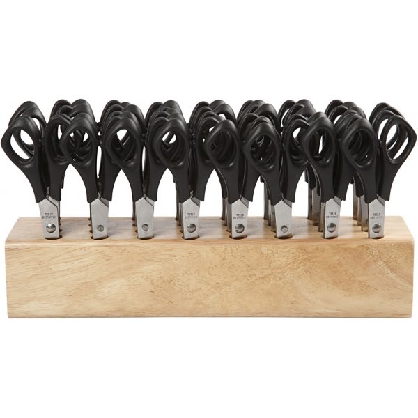 Schulschere mit Halter - rund Schulschere mit Halter - rund