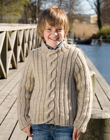 Strickmuster - Pullover (langes Streifenmuster) Strickmuster - Pullover (langes Streifenmuster)