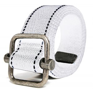 Textilg�rtel - Wei� - 95 cm
