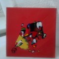 Kundenbild Leinwandplatte 10 x 10 cm / 3 mm - bespannt
