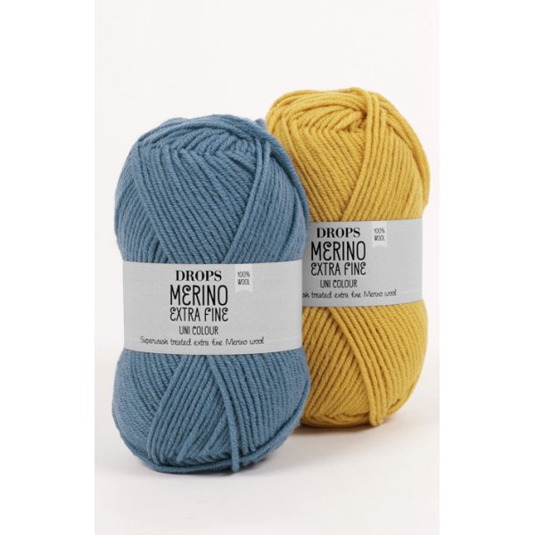 Drops Merino Extra Fine Garn - 50 g (ca. 30 verschiedene Farboptionen) Drops Merino Extra Fine Garn - 50 g (ca. 30 verschiedene Farboptionen)