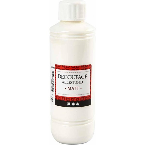 Decoupage-Lack - Allround - Matt - 250 ml Decoupage-Lack - Allround - Matt - 250 ml