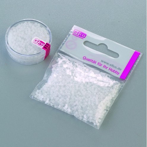 Rocailleperlen matt transparent ø 2,6 mm - dunkelbraun Rocailleperlen matt transparent ø 2,6 mm - dunkelbraun