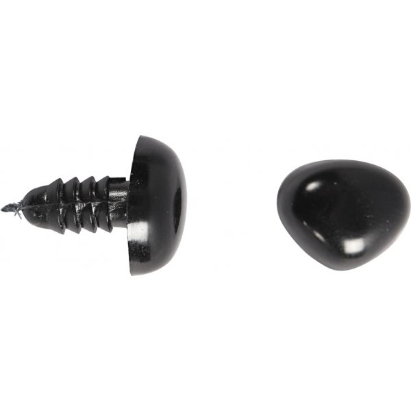 Augen und Nasen zum Modellieren - Schwarz Augen und Nasen zum Modellieren - Schwarz