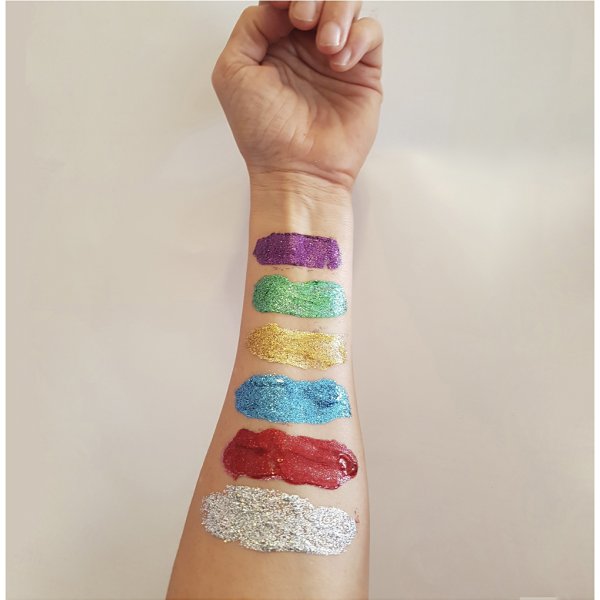 Eulenspiegel Glitzergel - gemischte Farben - 6 x 18 ml Eulenspiegel Glitzergel - gemischte Farben - 6 x 18 ml