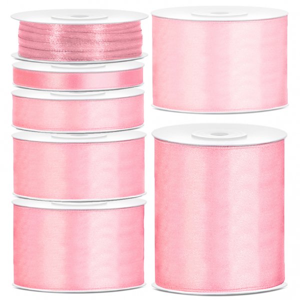 Satinband - 25 m - Hellrosa Satinband - 25 m - Hellrosa