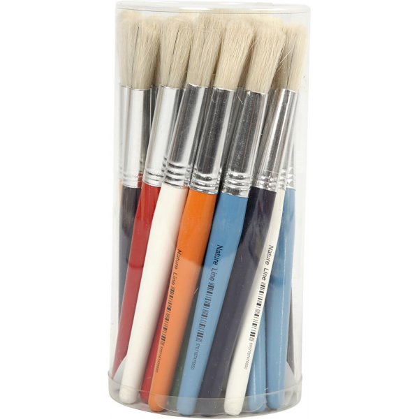 Kinderpinsel - rund - 30 Stk Kinderpinsel - rund - 30 Stk