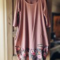 Kundenbild Unifarbener Jerseystoff - 54 Old Pink