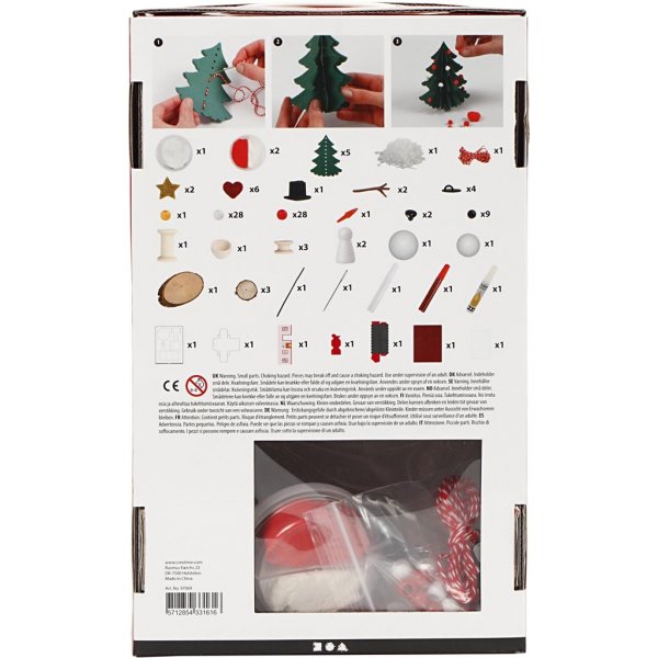 Das Bastelset - Weihnachtshaus Das Bastelset - Weihnachtshaus