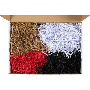 Papierstreifen 25-30 cm x 3 mm Schwarz Braun Rot Weiß 4 x 50 g Papierstreifen 25-30 cm x 3 mm Schwarz Braun Rot Weiß 4 x 50 g