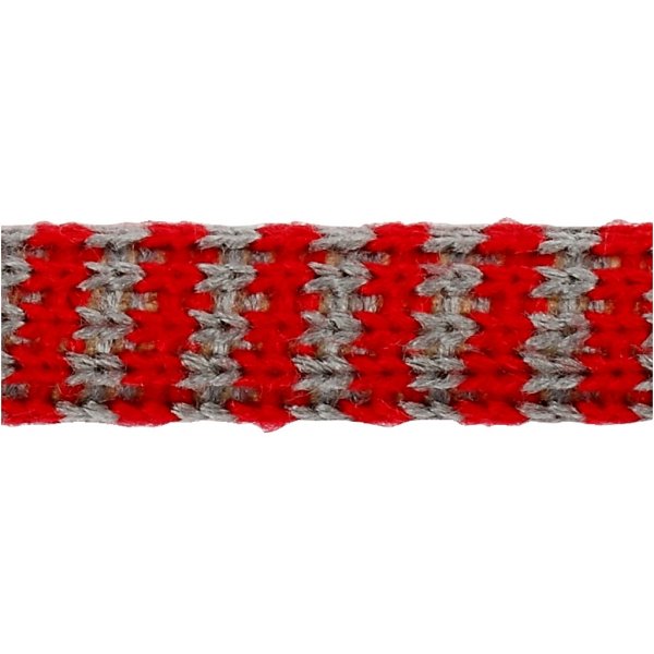 Schlauchgewirke - B10 mm - Weihnachtsrot/Grau - 10 m Schlauchgewirke - B10 mm - Weihnachtsrot/Grau - 10 m