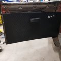 Kundenbild Polsterstoff gestepptes Vinyl - Schwarz