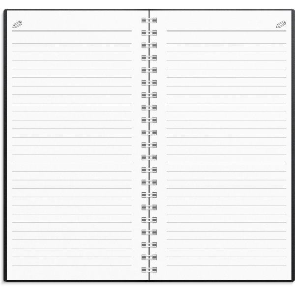 Kalender 24/25 - Großes Studienjahr - Basic aus schwarzem Kunststoff Kalender 24/25 - Großes Studienjahr - Basic aus schwarzem Kunststoff