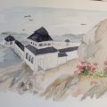 Kundenbild Aquarellblock, geklebt, rauer Hain, Bögen, 300 g - A4