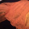 Kundenbild Filzwolle - rot gemischt 50 g Merinowolle superfein