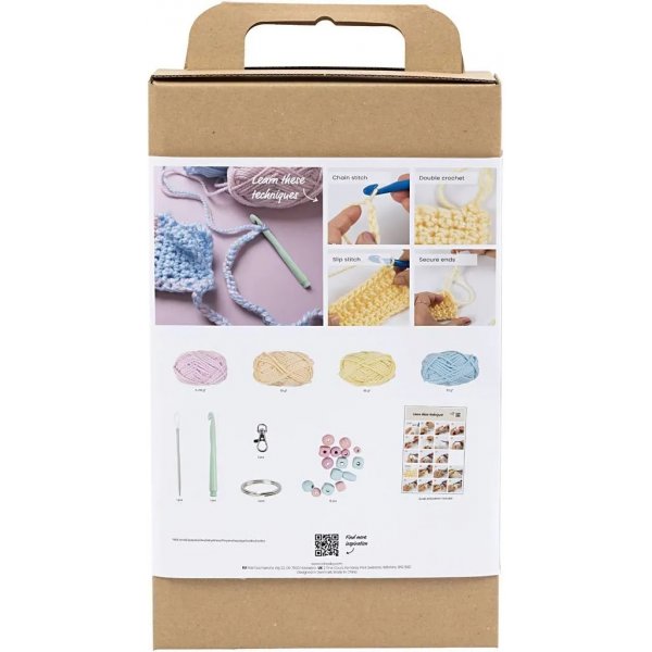 DIY-Kit Häkeln, gemischte Farben, Taschen starten DIY-Kit Häkeln, gemischte Farben, Taschen starten