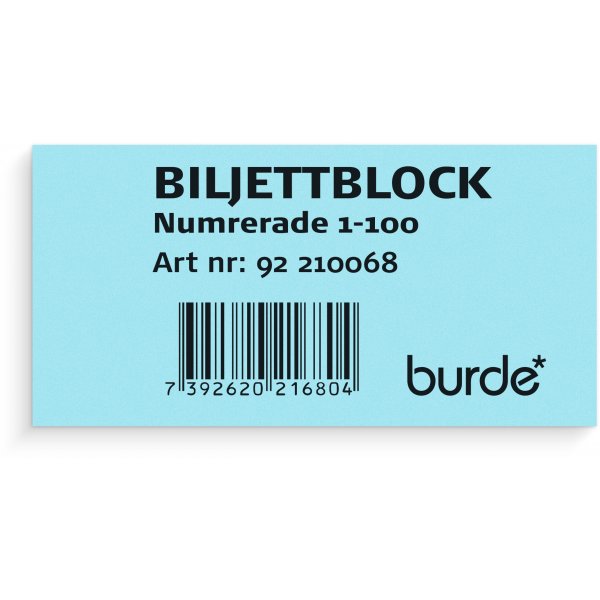 Ticketblock 1-100