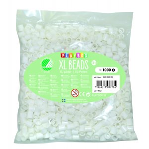 Pfeifenperlen XL - weiß - 1000 Stk Pfeifenperlen XL - weiß - 1000 Stk