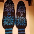 Kundenbild Wikingergarn Nordlys 100g - Hellblau/Dunkelblau (927)