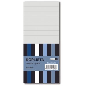 Einkaufsliste - Gefüttert - 2er-Pack Einkaufsliste - Gefüttert - 2er-Pack