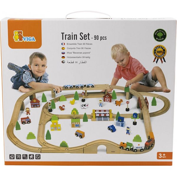 VIGA Eisenbahn und Stadt - 90 Teile VIGA Eisenbahn und Stadt - 90 Teile