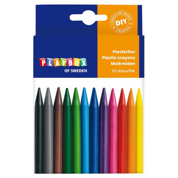 Plastikmalstifte 12 Stk
