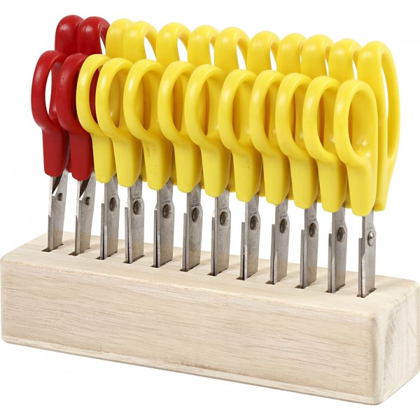 Kinderschere - runde Spitze - 12,5 cm - 12 Stk Kinderschere - runde Spitze - 12,5 cm - 12 Stk