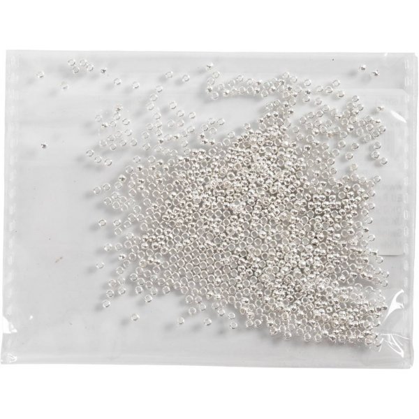 Drahtklemmen - 2 mm - Versilbert - 1000 Stk Drahtklemmen - 2 mm - Versilbert - 1000 Stk