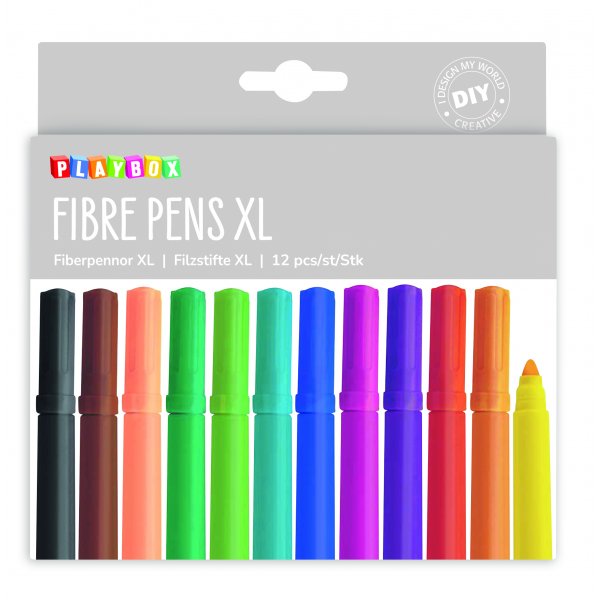 Faserstift 12 Stück dick Faserstift 12 Stück dick