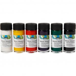 Magic Marble Paint - Standardfarben, 6 × 20 ml Magic Marble Paint - Standardfarben, 6 × 20 ml
