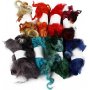 Lockige Wolle - gemischte Farben - 8 x 20 g