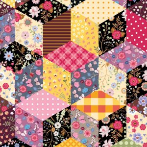 Gemusterter Trikå 150 cm - Patchwork-Großmutter Gemusterter Trikå 150 cm - Patchwork-Großmutter