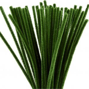 Pfeifenreiniger, Fichtengrün, 50 Stück, 30 cm Pfeifenreiniger, Fichtengrün, 50 Stück, 30 cm