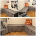 Kundenbild 100 % Baumwoll-Canvas, mittelschwer, Hellgrau - 145 cm
