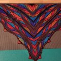 Kundenbild Wikingergarn Nordlys 100g - Blau/Rost/Rot (949)