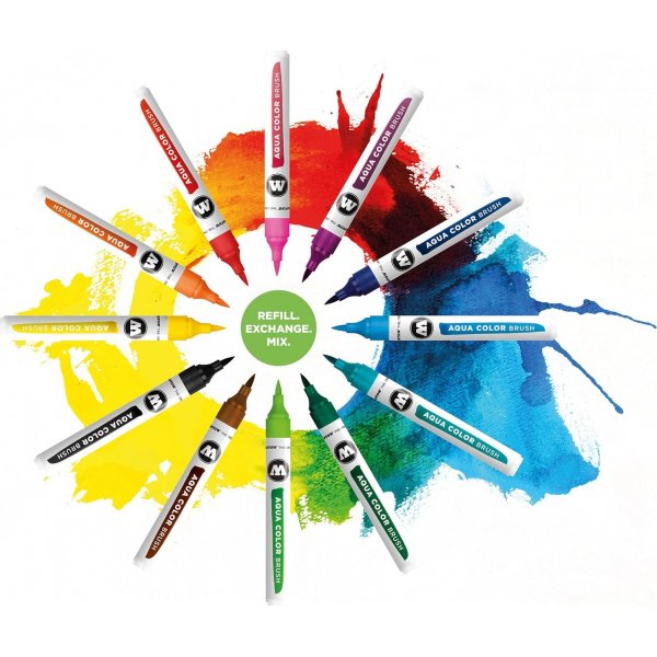 Aquarellmarker Molotow Aqua Color Brush Aquarellmarker Molotow Aqua Color Brush
