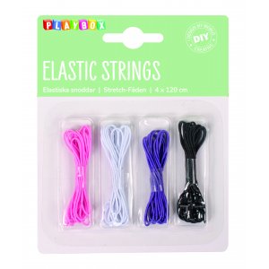 Elastische Schnüre 4 Stück 1 mm Elastische Schnüre 4 Stück 1 mm
